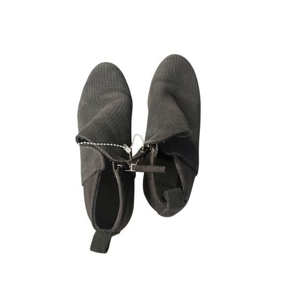 Tom’s perforated ankle bootie sz 7 grey women’s boots deia - Picture 2 of 10